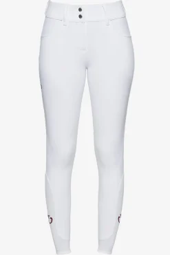American Ridbyxor Knä Grip Vit