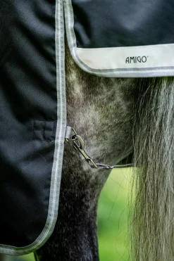 Amigo Regntäcke 1200D Plus 100g Svart/Titan Grey