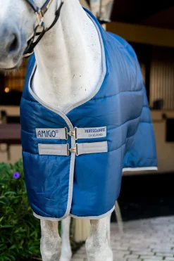 Amigo Ripstop Stalltäcke Plus Ponny 200g Navy/Grey