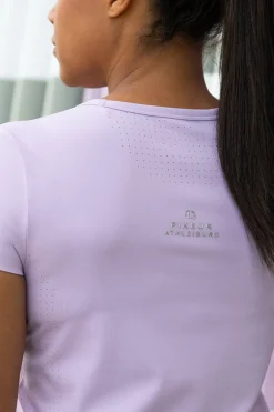 Athleisure Funktion T-shirt Ljuslila