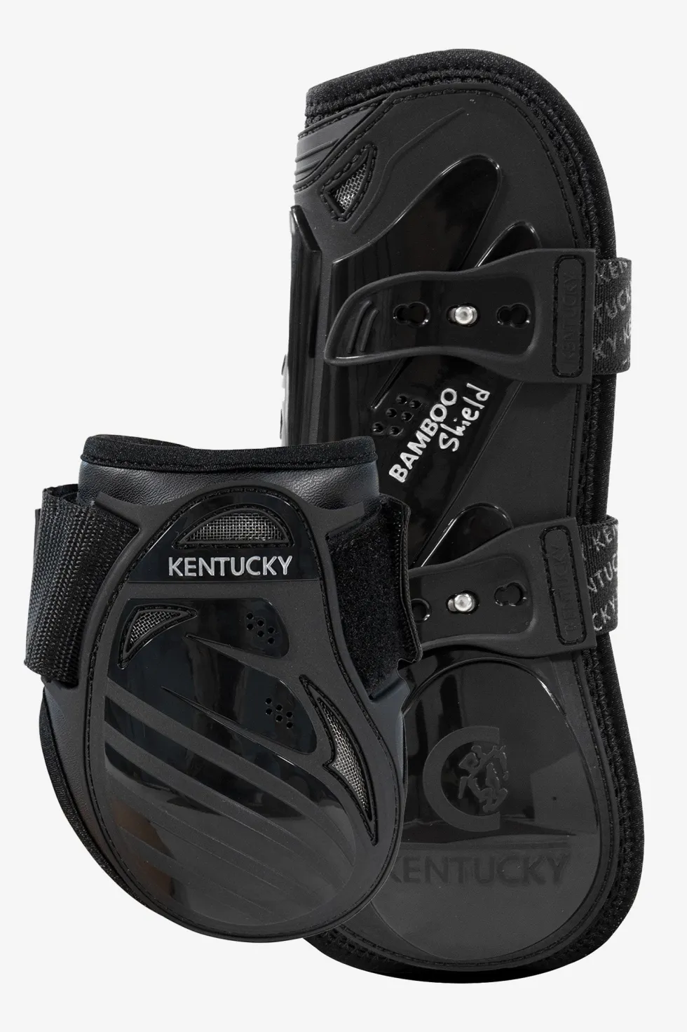 Benskydd Bamboo Set Svart