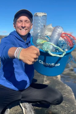 CleanSea Action Taker Armband 1kg Sandbeige/Havsblå