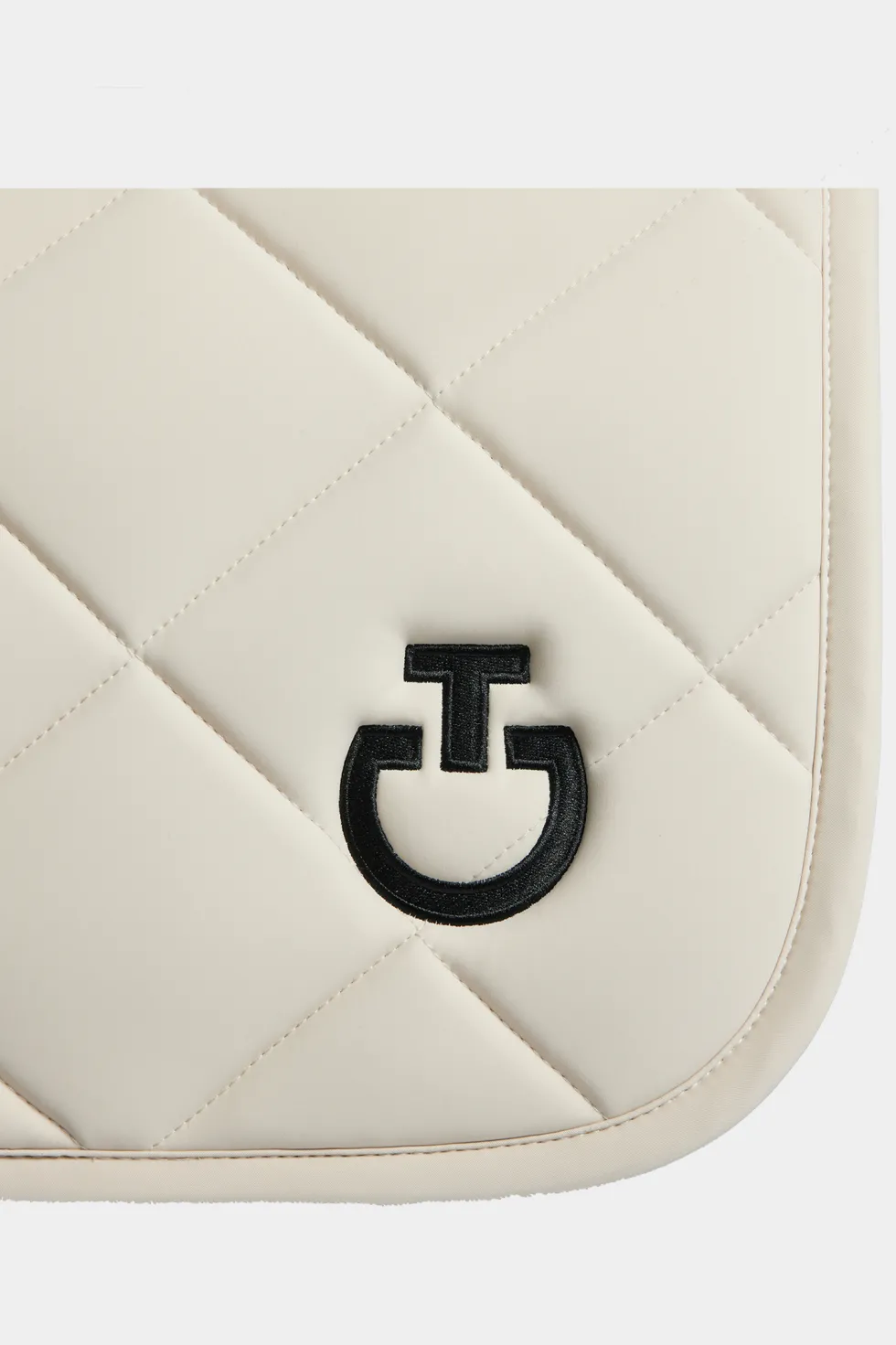 Diamond Quilt Jersey Hoppschabrak Beige