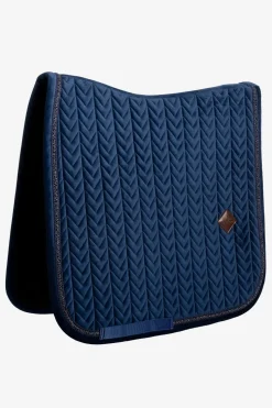 Dressyrschabrak Velvet Mini Pearls Navy