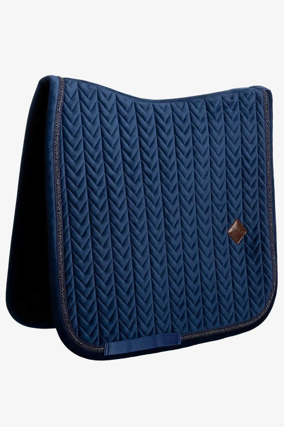 Dressyrschabrak Velvet Mini Pearls Navy