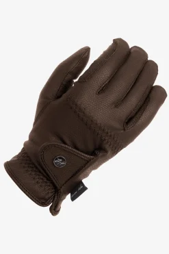 Flexible Ridhandskar Grip Vinter Junior Brun