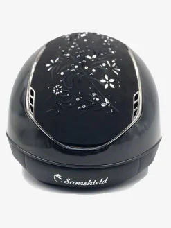 2.0 Glossy Miss Shield Flower Swarovski Jewel