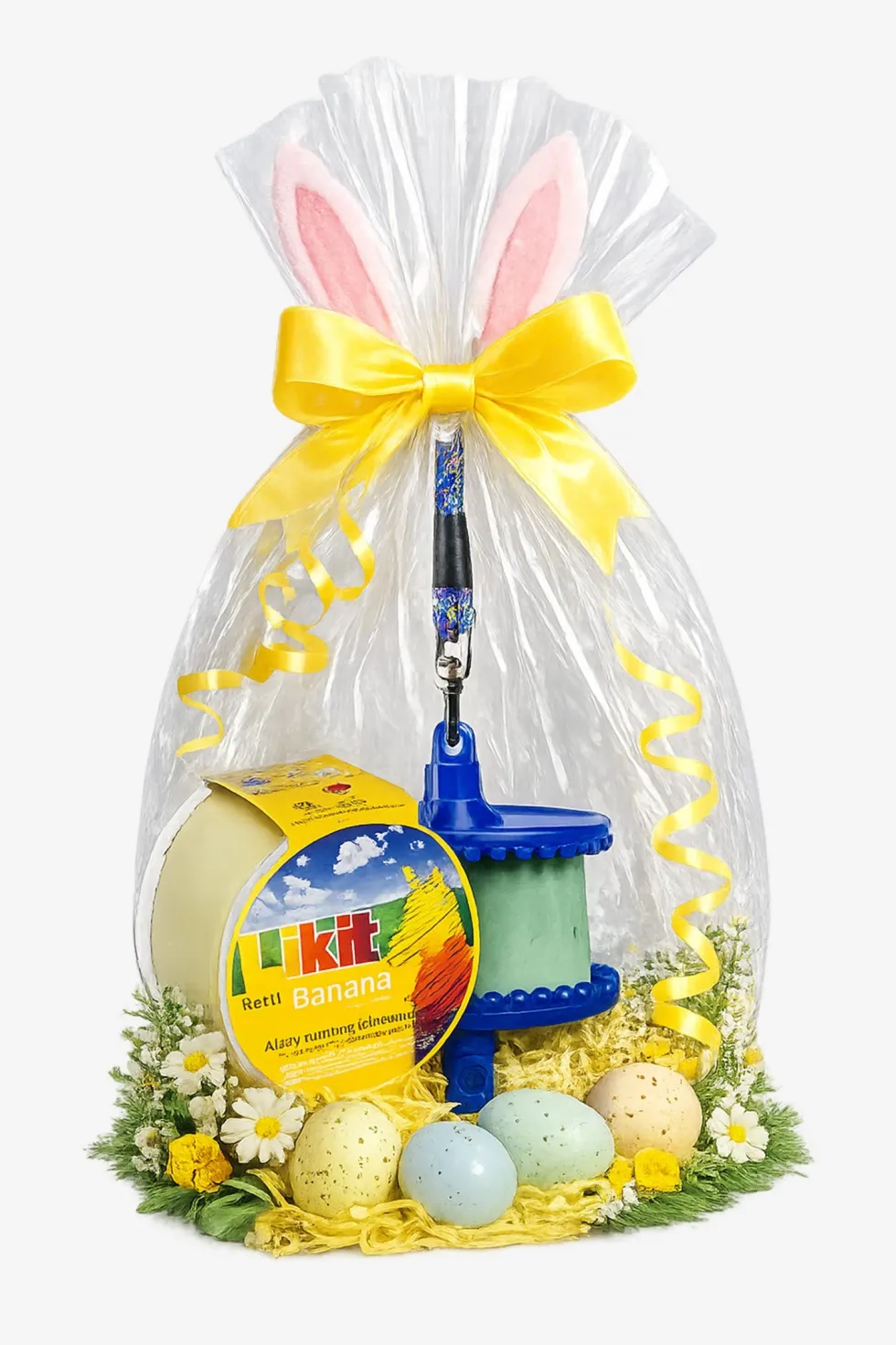 Godispaket LikIT Refill Banan 650g + Hållare