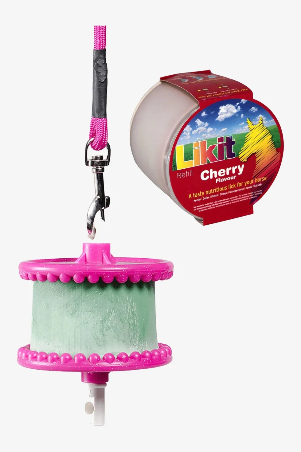 Godispaket LikIT Refill Körsbär 650g + Hållare