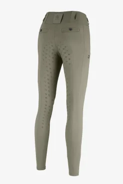 Linnett Tights Full Grip Olivgrön
