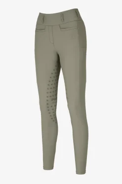 Linnett Tights Full Grip Olivgrön