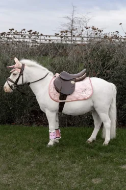 Ponnyschabrak Enhörning Glitter Ljusrosa