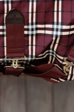Regntäcke Comfort 0g Bordeaux/Rutig