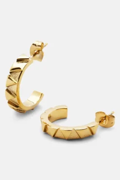 Örhängen Sharktooth Guld