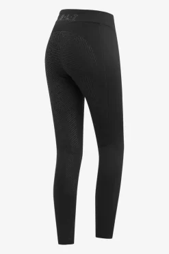 Rica Fodrade Ridtights Fullgrip Junior Svart