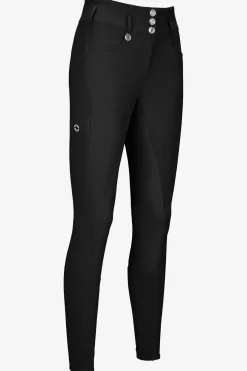 Ridbyxor Candela Full Grip Flex Faux Leather Svart