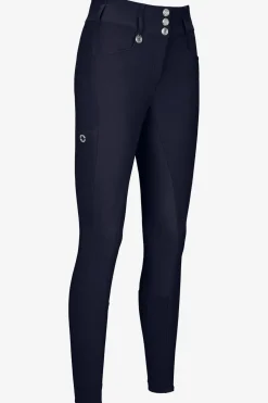 Ridbyxor Candela Full Grip Flex Faux Leather Nightblue