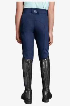 Ridbyxor Crown Knä Grip Junior Navy