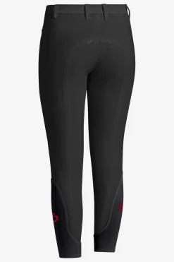 Ridbyxor Full Grip Junior Svart