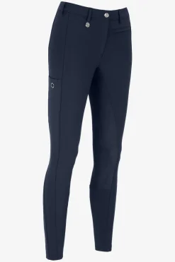 Ridbyxor Lugana Full Grip Flex Faux Leather Nightblue