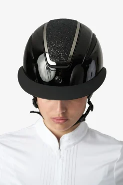Ridhjälm Mips Guardian Glossy Heavy Glitter Svart