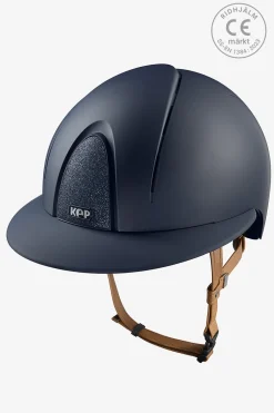 Ridhjälm Smart NOVA Matt Star Polo Beige Strap Blå/Blå