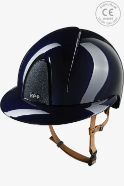 Ridhjälm Smart NOVA Metal Polish Polo Star Beige Strap Blå/Blå