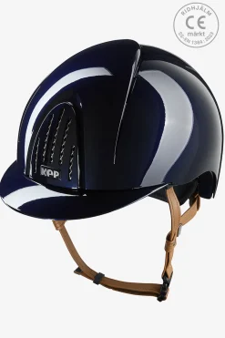Ridhjälm Smart NOVA Metal Polish Beige Strap Blå