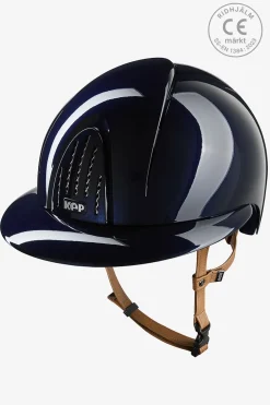 Ridhjälm Smart NOVA Metal Polish Polo Beige Strap Blå