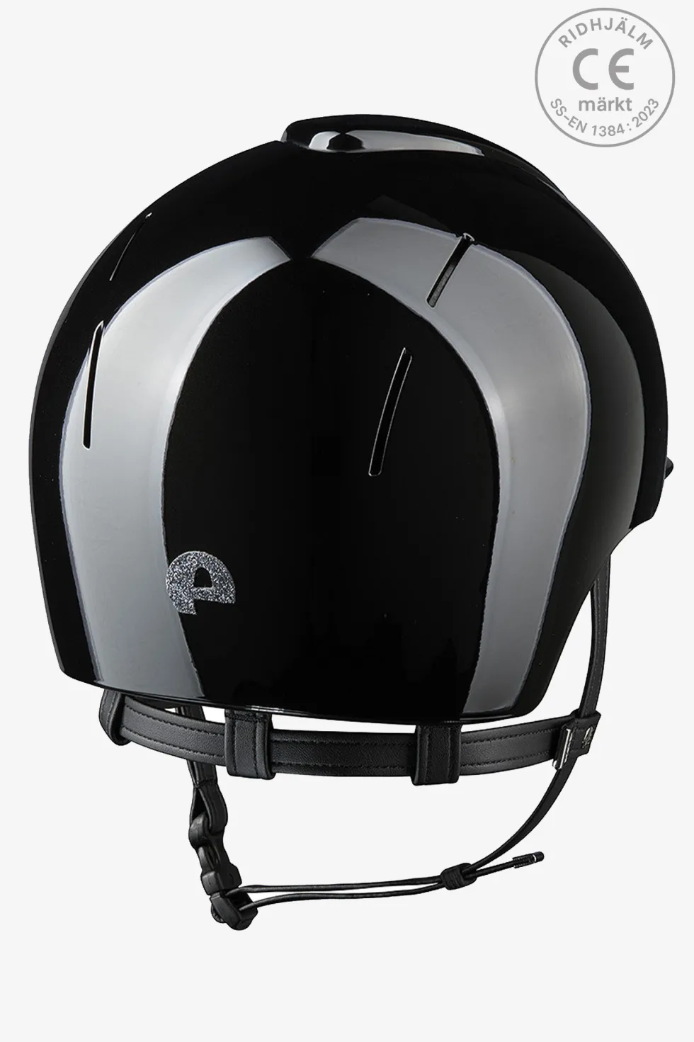 Ridhjälm Smart NOVA Metal Polish Star Svart/Silver