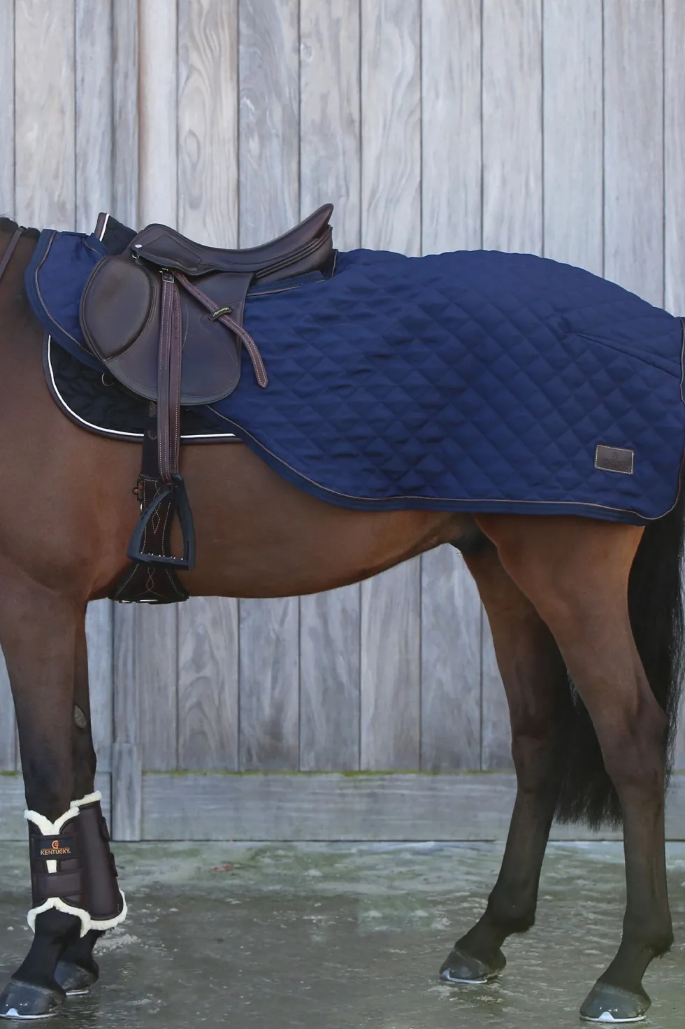 Ridtäcke 160g Navy
