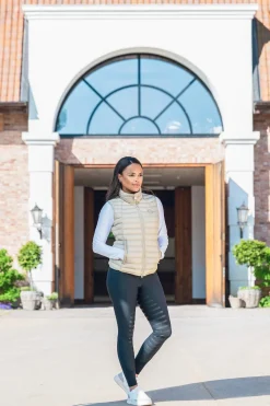 Ridväst Quiltad Frosted Sage