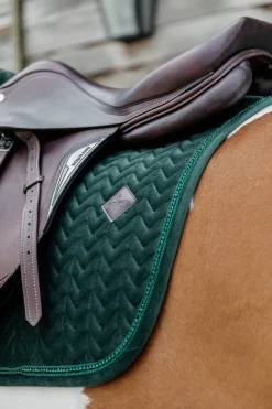 Schabrak Velvet Pearls Pine Green