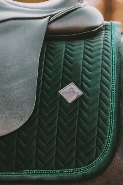 Schabrak Velvet Pearls Pine Green