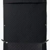 Set Boxgardin + boxstopp Svart