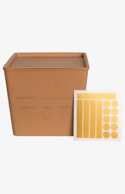 Stallpaket Foderlådor M Lock 3-Pack Beige 7L