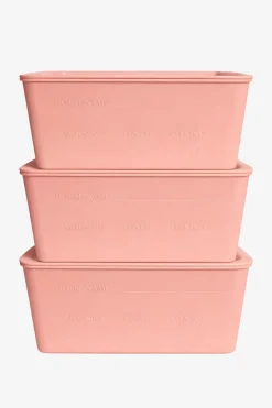 Stallpaket Foderlådor 3-pack Old Rose 3,5L