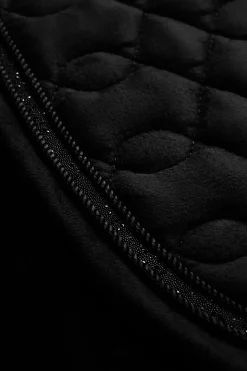 Suede Crystal Dressyrschabrak Svart