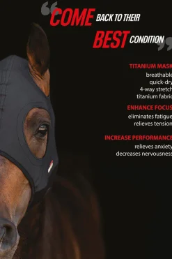 Titanium Mask Utan Öron Svart