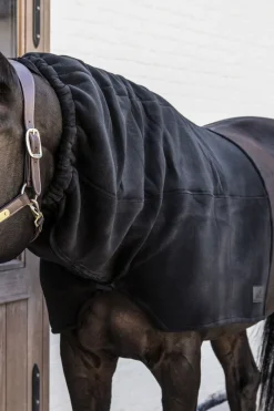 Tjock Fleecehals Svart