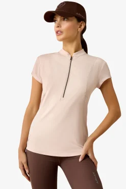 Topp Breathe 1/2 Zip Sepia Rose