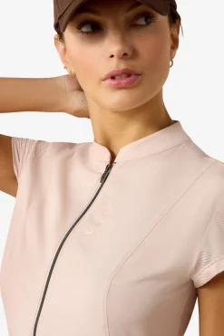 Topp Breathe 1/2 Zip Sepia Rose