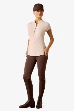 Topp Breathe 1/2 Zip Sepia Rose