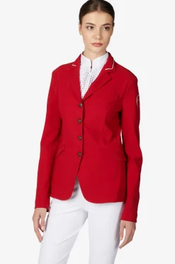 Tävlingskavaj Canberra Red/Ivory