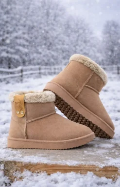 Vattentäta Vinterskor Beige