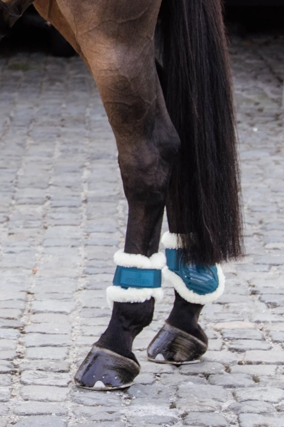 Vegan Bakskydd Fårskinn Emerald