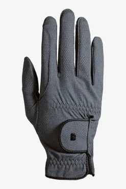 Vesta Grip Ridhandskar Grå