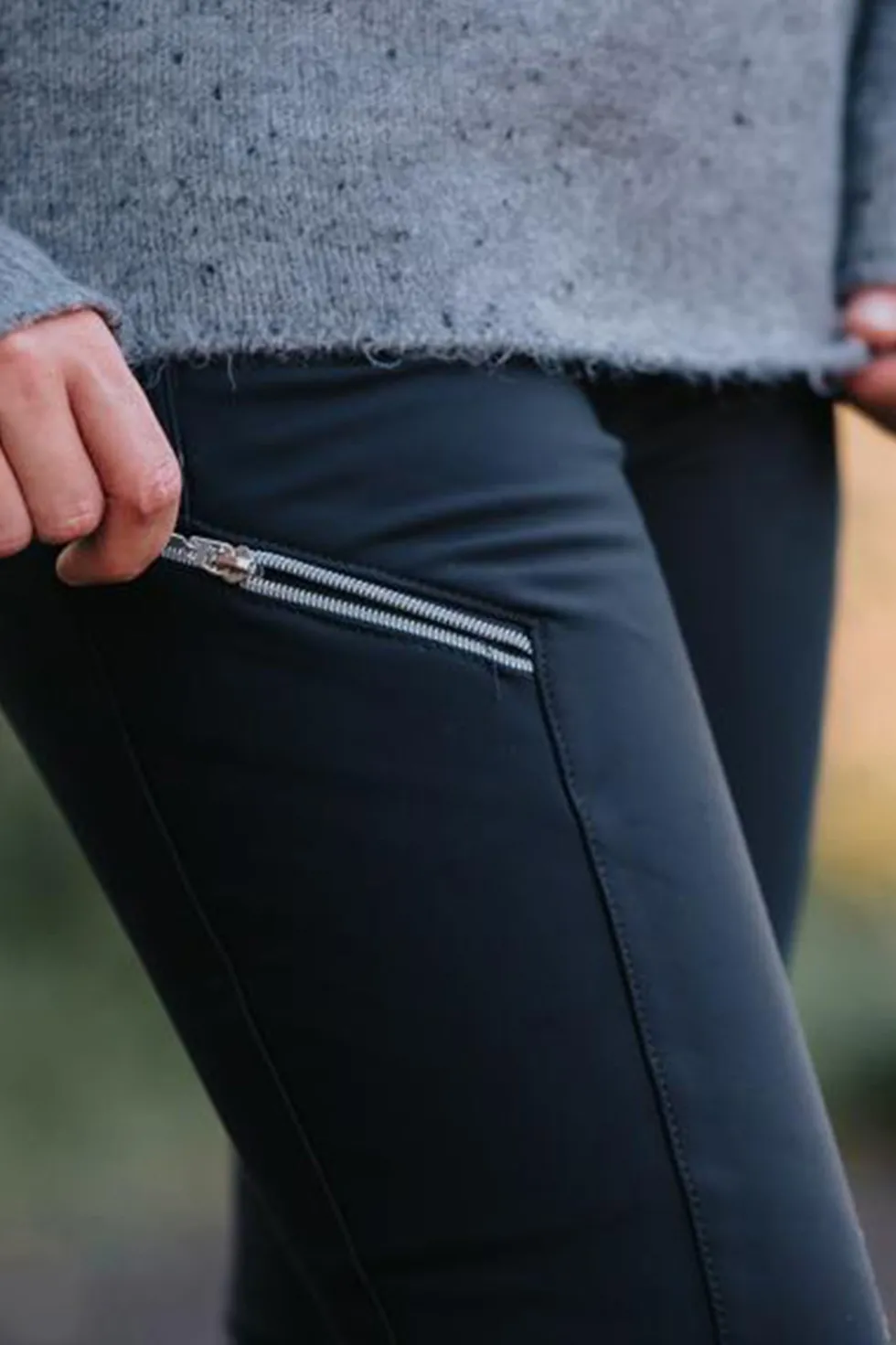 Vinterridbyxor Bond Softshell Svart