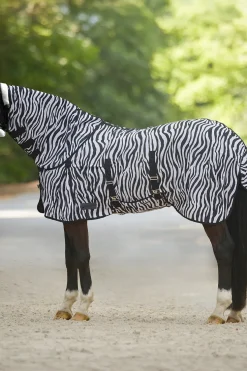 Zebra Flugtäcke Svart/Vit